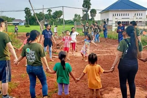 Campo in Cambogia centro educativo